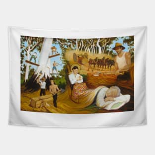 The Logger's Dream Tapestry