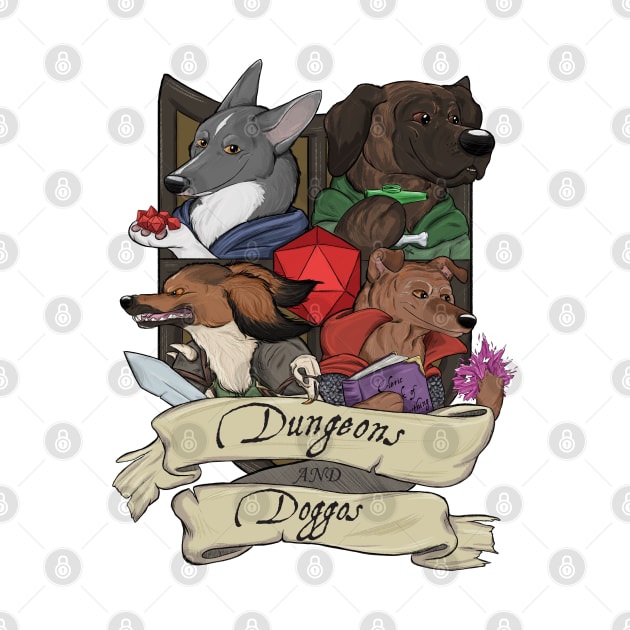 DnDoggos Emblem Full Color by DnDoggos