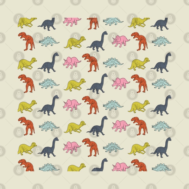 Dinosaur Pattern by cecececececelia