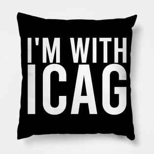 I'm With icag Pillow