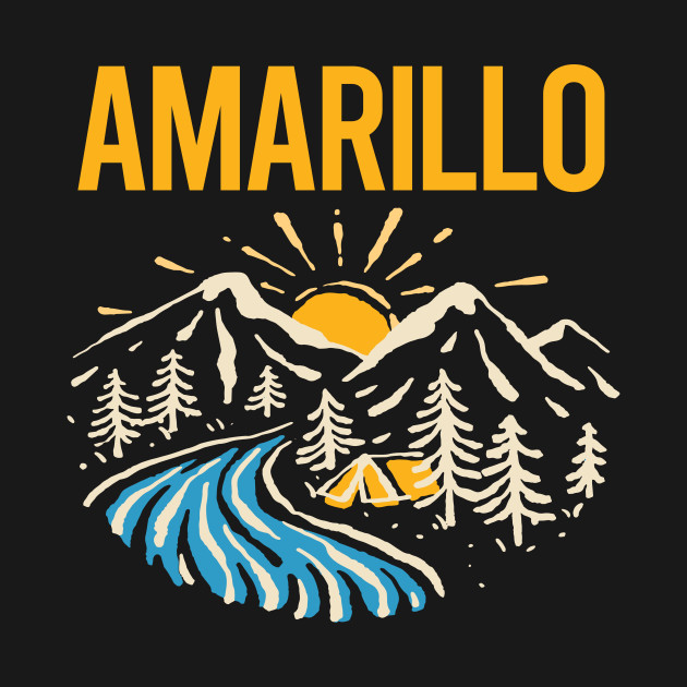 Disover Nature Landscape Amarillo - Amarillo - T-Shirt