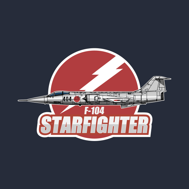 Japanese F-104 Starfighter by Tailgunnerstudios