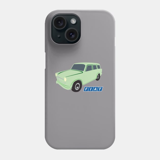 Vintage Fiat Station Wagon Phone Case by CreativePhil