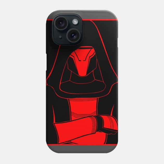 Darth Revan Red and Black Phone Case by Seesawn