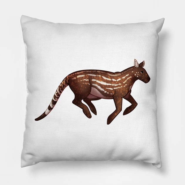 Cozy Phenacodus Pillow by Phoenix Baldwin