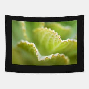 Lime green leaves Tapestry