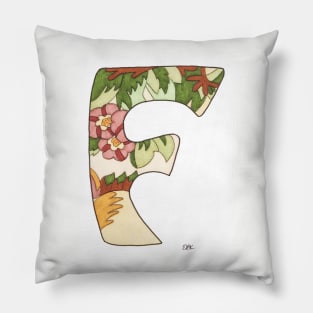 Initial F #1 Pillow