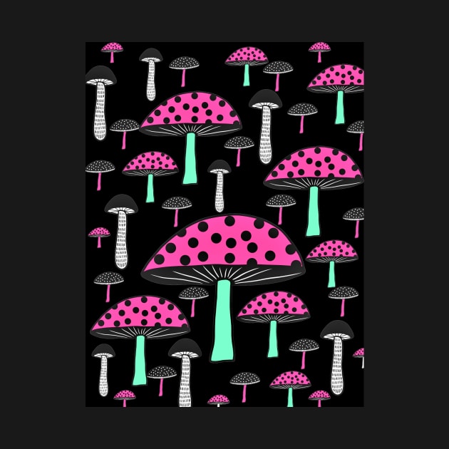 Dotty Mushrooms by Minxylynx4