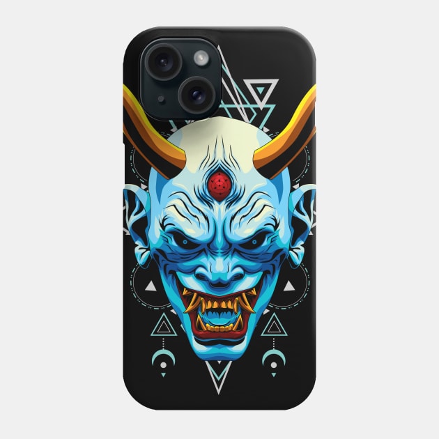 oni japan Phone Case by SHINIGAMII