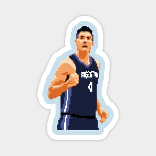 Luis Scola Pixel Fist Magnet