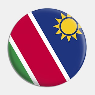 Namibia Flag Emblem Pin