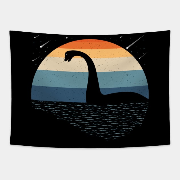 Loch Ness Monster Tapestry by Tesszero