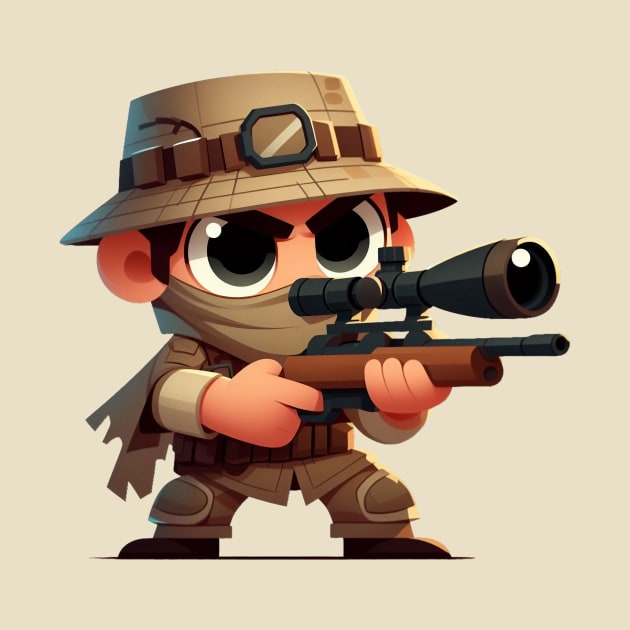 Cute Sniper Soldier by Dmytro