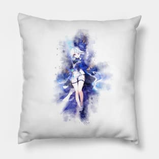 Furina - Genshin Impact (Watercolor) Pillow