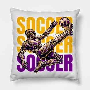 Robot Soccer Player Pillow