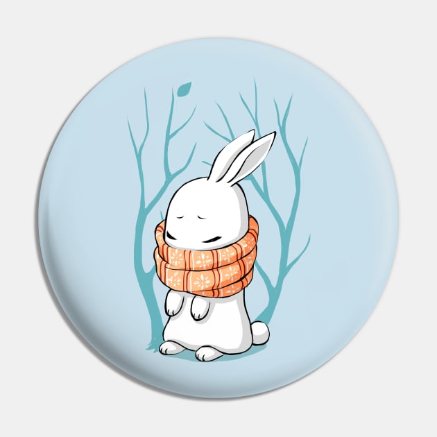 Winter Bunny Pin by Freeminds