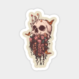 Elemental Skull Nature Magnet