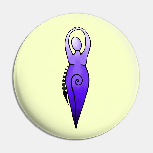 Minerva Goddess of Wisdom Pin by Slightly Unhinged