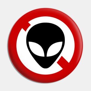 NO ALIENS Pin