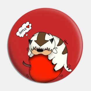 Appa loves apple Pin