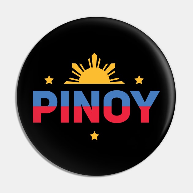 Proud Pinoy Pin by Koala Tees