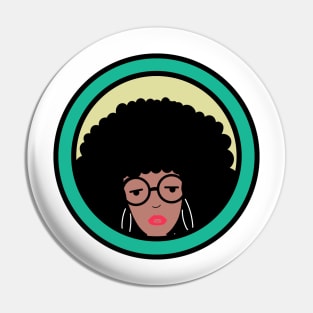 Black Daria Pin