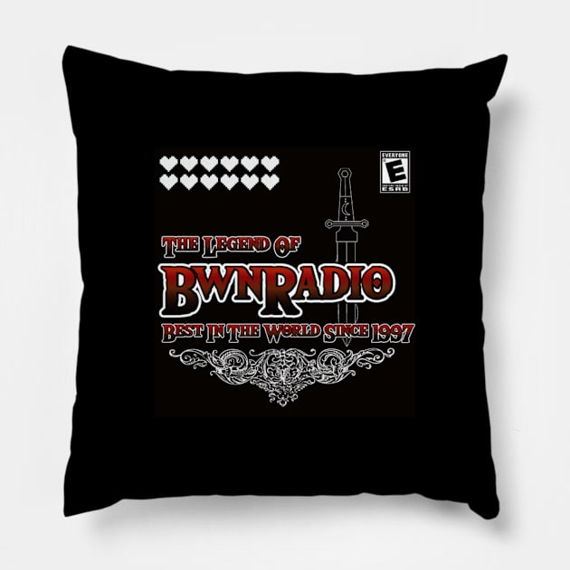 The Legend of Bwn Radio Pillow by Bwn Radio