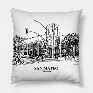 San Mateo - California Pillow