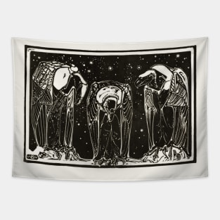 Vultures (evening) Tapestry