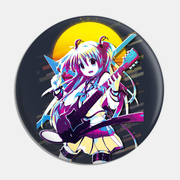 Yui Angel Beats Yui Pin Teepublic Yui Angel Beats Yui Pin Teepublic