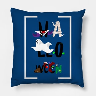 Typography Design for Halloween Pillow