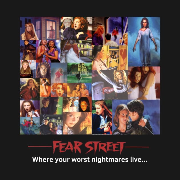 Fear Street Cover Collage Shirt by Slippery_Syzoth