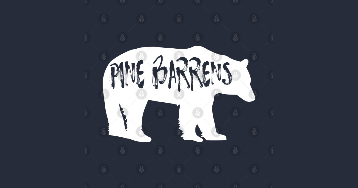 Pine Barrens Bear Pine Barrens TShirt TeePublic
