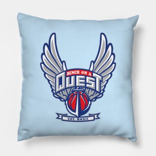 Bench On A Quest - Los Angeles Basketball Pillow