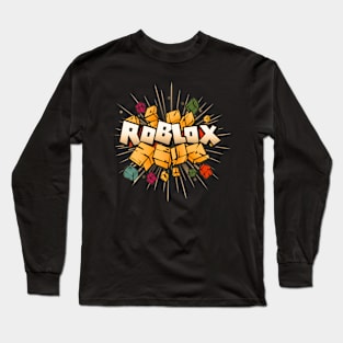 Roblox - Noob Long Sleeve T-Shirt by Vacy Poligree - Pixels