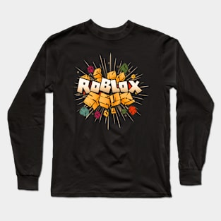 Roblox Noob Character Long Sleeve T-Shirt by Vacy Poligree - Pixels