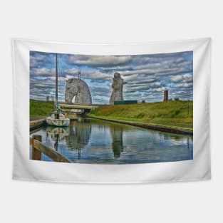 the Kelpies , Helix Park, Grangemouth , Scotland Tapestry