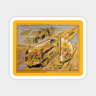 Yellow Skyway Magnet