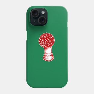 Amanita Muscaria in Red Phone Case