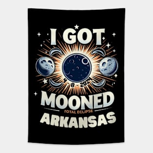 I GOT MOONED ARKANSAS TOTAL ECLIPSE 4 8 2024 Tapestry