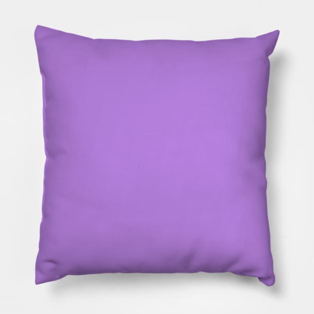 Lavender Purple Solid Color Pillow by thesnowwhyte