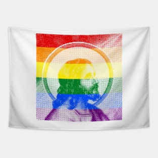 Rainbow Jesus Tapestry