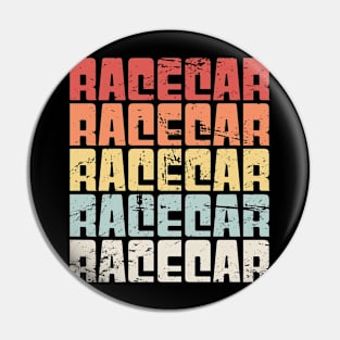 Vintage RACECAR Car Racing Gift Pin