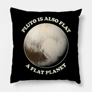 Pluto is also flat, a flat Planet Pillow