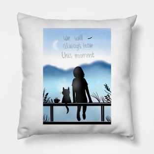 We Will Always have this moment- Two dreamers watching the sunrise Pillow