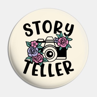 Story Teller Camera Photography Cute Pin