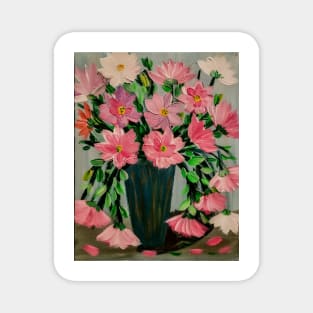 A lovely boutique of flowers vintage style vase Magnet