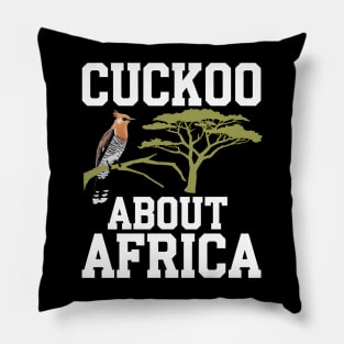 African Cuckoo Pillow
