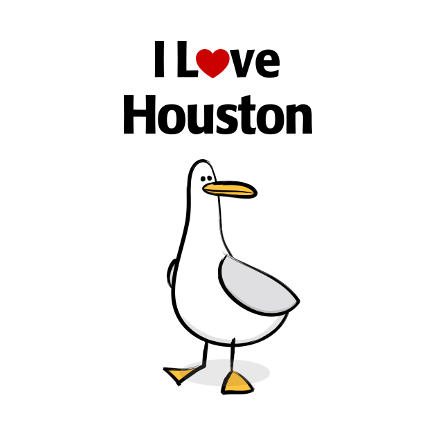 Discover I Love Houston - Houston - T-Shirt