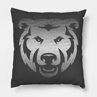 Brushed Metal Matt Milde Bear Pillow